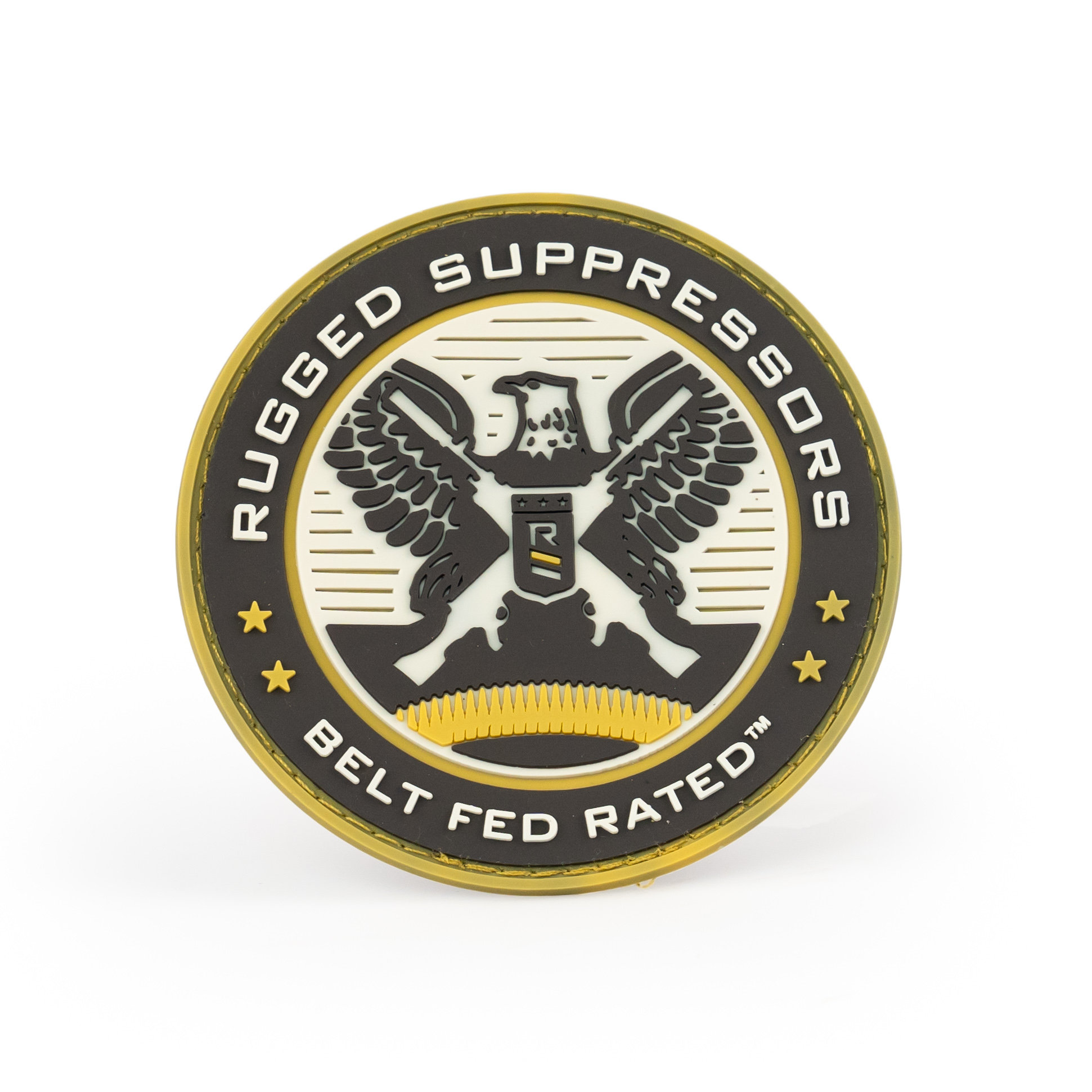 PVC Morale Patch - Belt Fed Rated - Rugged Suppressors