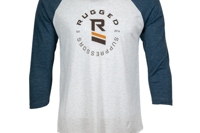 Rugged Baseball Tee White/Indigo