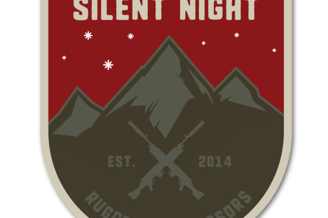 Silent Night Sticker