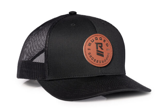 Rugged Circle Logo Hat - Black