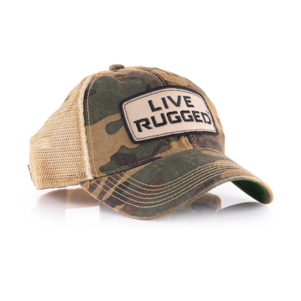 Unstructured Live Rugged Camo Hat